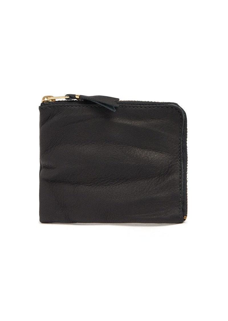 Comme des Garçons Washed Leather Zip Wallet