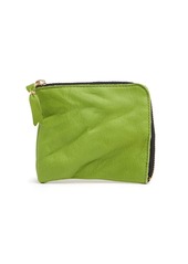 Comme des Garçons Washed Leather Zip Wallet