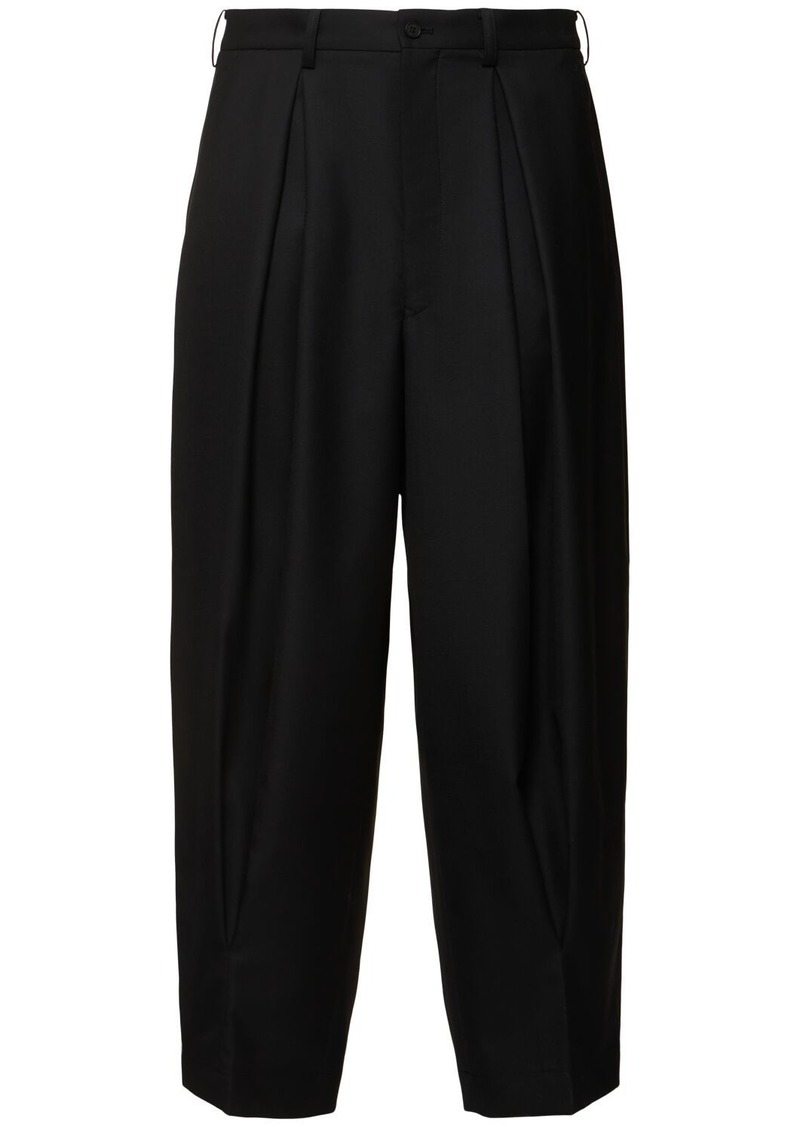 Comme des Garçons Wide Leg Wool Pants