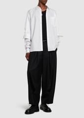 Comme des Garçons Wide Leg Wool Pants