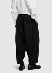 Comme des Garçons Wide Leg Wool Pants