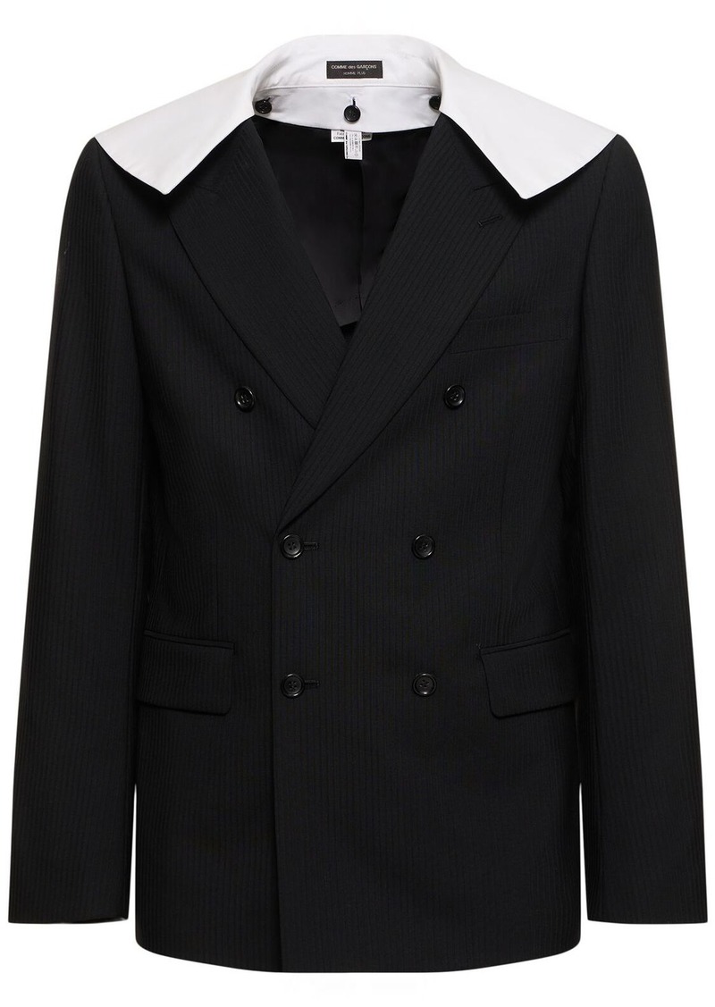 Comme des Garçons Wool Double Breast Blazer