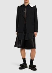 Comme des Garçons Wool Double Breast Blazer