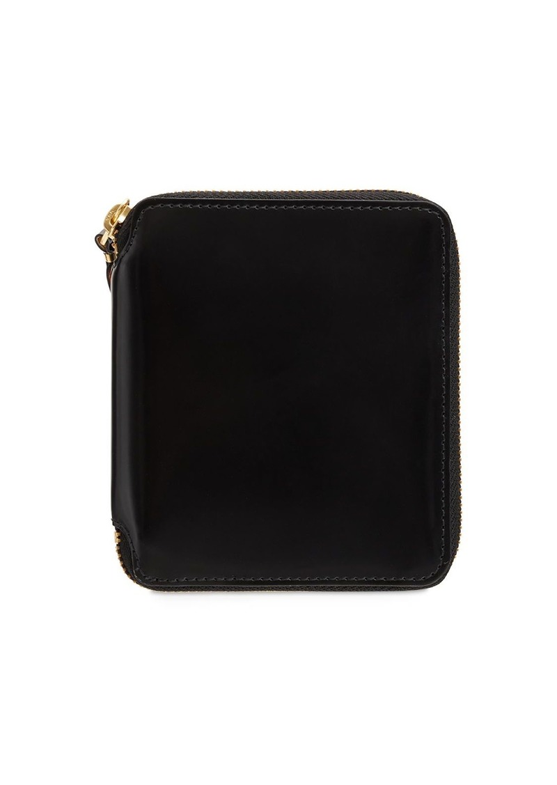 Comme des Garçons Zip-up Leather Wallet