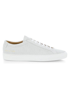Common Projects Achilles Cracked Leather Low-Top Sneakers