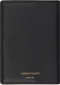 Common Projects Black Folio Passport Holder