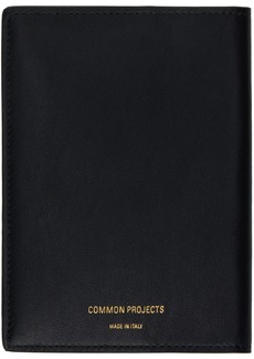 Common Projects Black Folio Passport Holder
