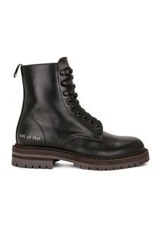 Common Projects Leather Winter Combat Boots