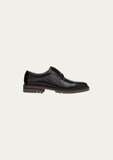 Common Projects Men's Lug Sole Leather Derby Shoes