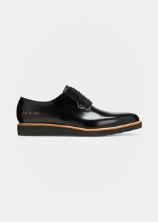 Common Projects Men's Shiny Crepe Derby Shoes