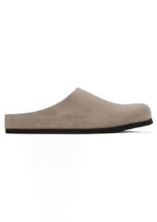 Common Projects Taupe Clog Slip-On Loafers