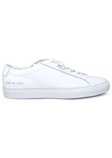 COMMON PROJECTS WHITE LEATHER ACHILLES SNEAKERS