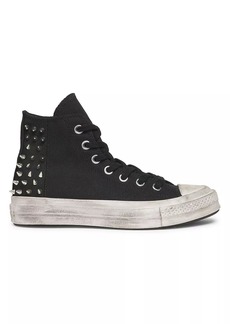 Converse Chrome Queen Studded High-Top Sneakers