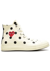 Comme des Garçons Chuck 70 Hi "Polka Dot White" sneakers