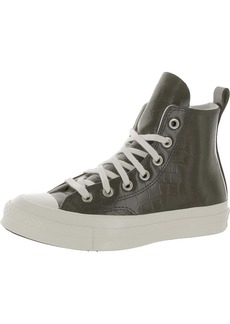 Converse Chuck 70 Hi Womens Patent Leather Casual High-Top Sneakers