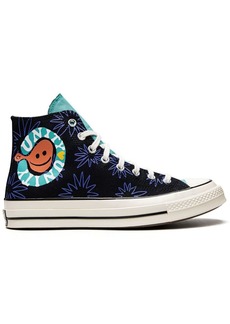 Converse Chuck 70 high-top "Black/Washed teal" sneakers