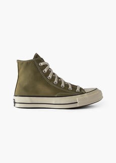CONVERSE - Canvas high-top sneakers - Green - US 5