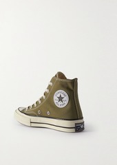 CONVERSE - Canvas high-top sneakers - Green - US 5