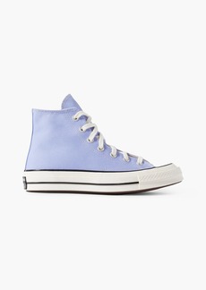 CONVERSE - Canvas high-top sneakers - Purple - US 8