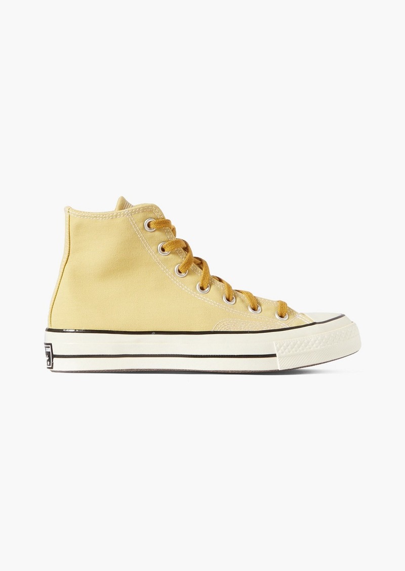 CONVERSE - Canvas high-top sneakers - Yellow - US 5