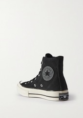 CONVERSE - Chuck 70 suede high-top sneakers - Black - US 5