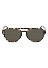 Converse 55mm Aviator Sunglasses in Tokyo Tortoise at Nordstrom