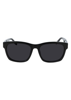 Converse All Star® 56mm Rectangle Sunglasses in Black/Black at Nordstrom Rack