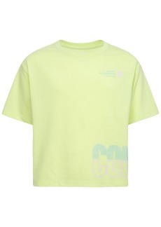 Converse Big Girls Boxy Graphic T-Shirt - Citron This