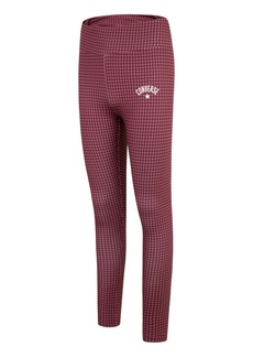 Converse Big Girls High Rise Printed Leggings - Deep Bordeaux