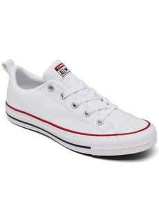 Converse Big Kids' Chuck Taylor All Star Malden Street Casual Sneakers from Finish Line - WHITE/GARNET