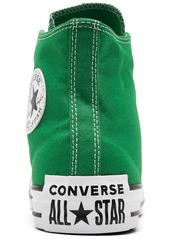 Converse Big Kid's Chuck Taylor All Star Sketch High Top Casual Sneakers from Finish Line - Green/White/Black