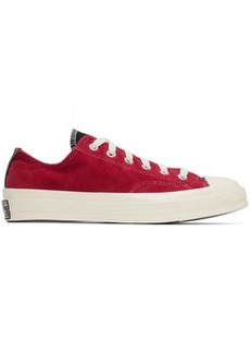 Converse Black & Red Chuck 70 OX Sneakers