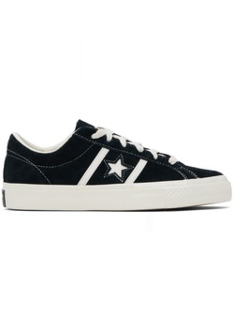 Converse Black One Star Academy Pro Suede Low Top Sneakers