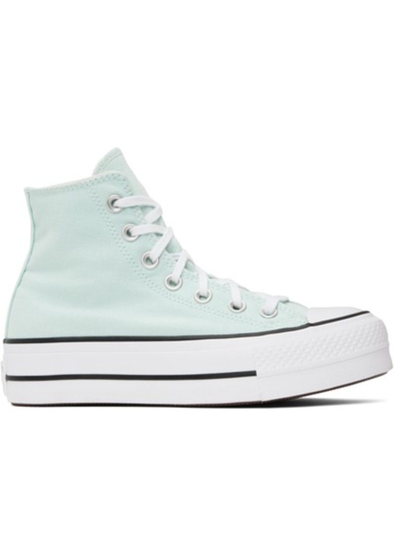 Converse Blue Chuck Taylor All Star Lift Platform High Top Sneakers