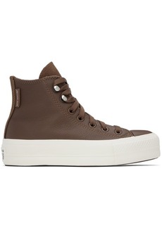 Converse Brown Chuck Taylor All Star Lift Sneakers