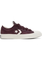 Converse Burgundy Star Player 76 Low Top Sneakers