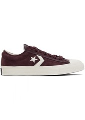 Converse Burgundy Star Player 76 Low Top Sneakers