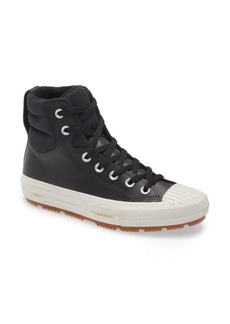 Converse Chuck Taylor® All Star® Berkshire Water Resistant Sneaker Boot in Black/Black/Pale Putty at Nordstrom