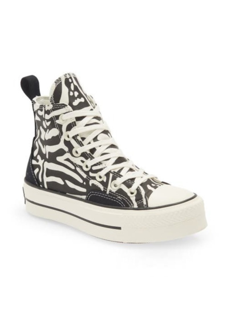 Converse Converse Chuck Taylor® All Star® High Top Sneaker in Black/Egret/Egret  at Nordstrom | Shoes