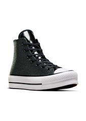 Converse Chuck Taylor® All Star® Lift High Top Platform Sneaker in Black/Black/White at Nordstrom Rack