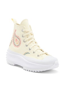 Converse Chuck Taylor® All Star® Run Star Hike High Top Platform Sneaker in Egret/Ritual Red/White at Nordstrom Rack