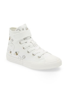 Converse Chuck Taylor(R) All Star(R) 1V Hi Sneaker in White/Black/Yellow at Nordstrom