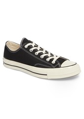 Converse Chuck Taylor(R) All Star(R) 70 Low Top Sneaker in Black/Black/Egret at Nordstrom