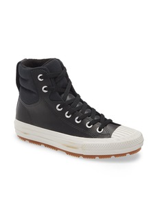 Converse Chuck Taylor(R) All Star(R) Berkshire Water Resistant Sneaker Boot in Black/Black/Pale Putty at Nordstrom