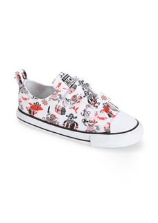 Converse Chuck Taylor(R) All Star(R) Easy-On Pirate Print Sneaker in White/University Red/Black at Nordstrom