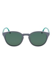 Converse Disrupt 52mm Round Sunglasses in Light Carbon/Green at Nordstrom Rack