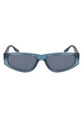 Converse Fluidity 56mm Rectangular Sunglasses