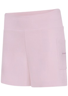 Converse Girls Wide Waistband Rib Shorts - Donut Glaze