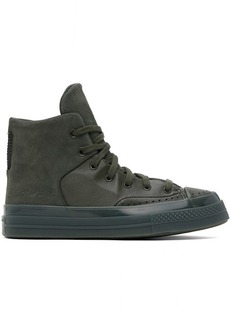 Converse Khaki Chuck 70 Marquis Leather High Top Sneakers