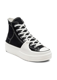 Converse Kids' Chuck Taylor All Star High Top Platform Sneaker in Black/Vintage White at Nordstrom Rack